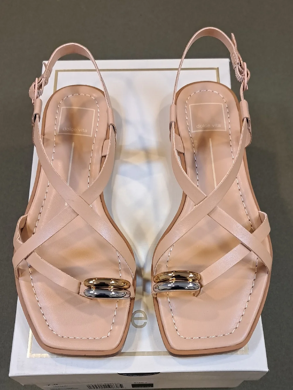 Dolce Vita Ishan Sandal - Color: Tan - Size: 7 - Picture 2 of 9
